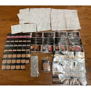 Large Lot Mary Kay Mixed Color Sample Eye Cheek Color Cards Timewise Satin Hands